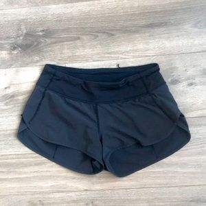 Lululemon 2.5” in Speed Shorts, Black, Size 4